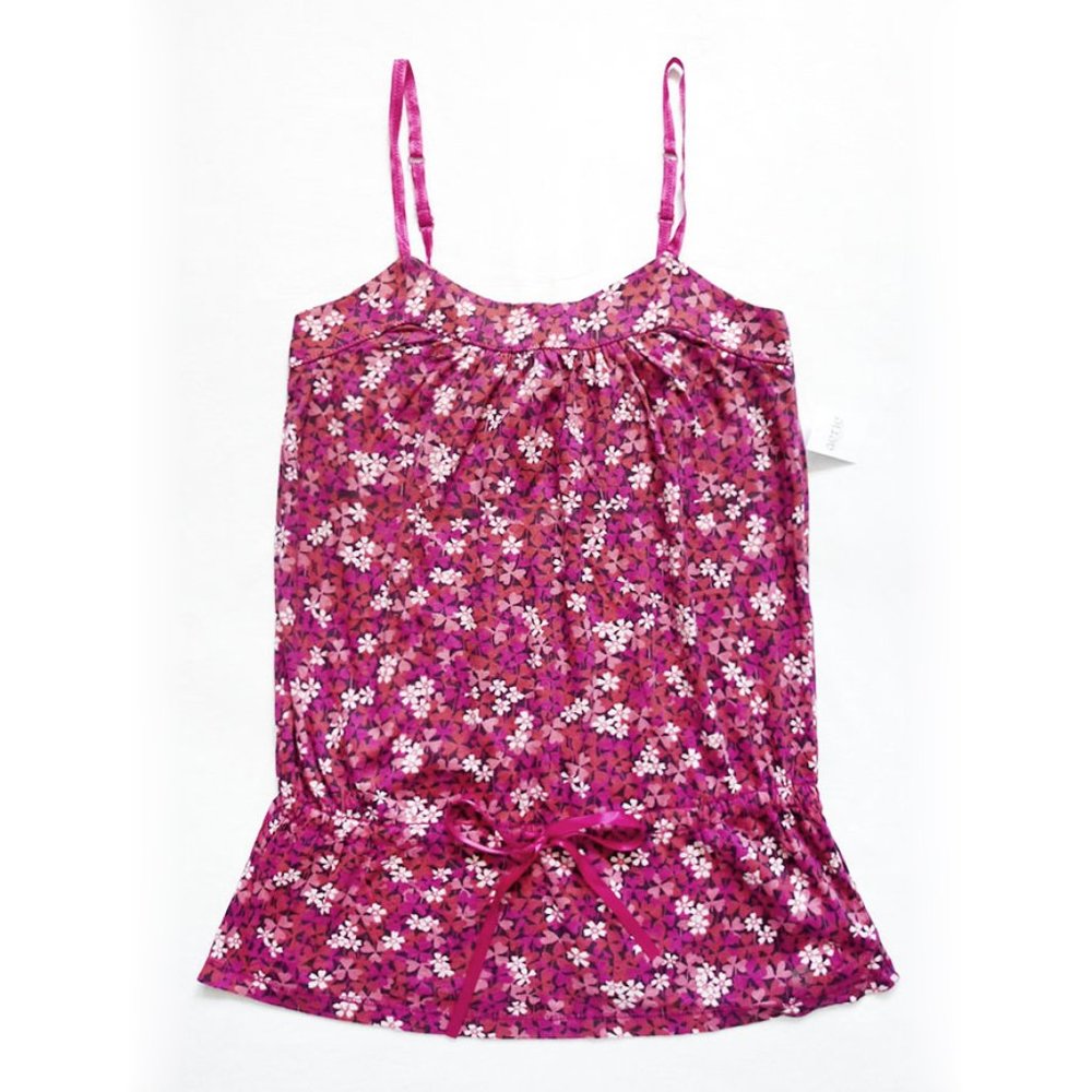 NEW WITH TAG AERIE/American Eagle Floral Tie Front Tunic Tank Top/Cami Small